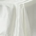 BalsaCircle 60" x 102" Satin Rectangular Tablecloth Ivory Table Linen ...