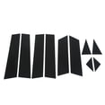 thumbnail image 2 of Side Window Pillar Post Trim, Durable PC 10pcs 4D Style Pillar Post Decal  For Car, 2 of 8