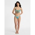 thumbnail image 2 of No Boundaries Postcard Printed High Leg Bikini Bottoms, Women’s, 2 of 5