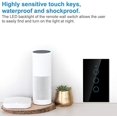 thumbnail image 3 of Switch, Remote Switch with Highly Sensitive Touch Keys, Suitable for SIRI Voice Control, 3 Way AC(Black), 3 of 8