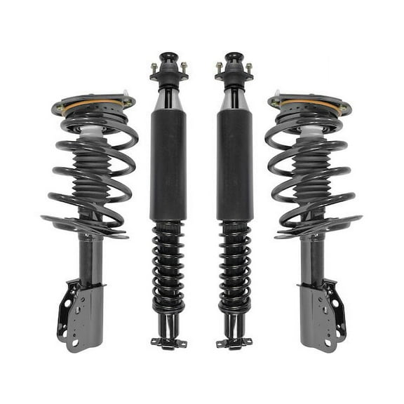 Front and Rear Suspension Strut and Shock Absorber Assembly Kit - Compatible with 2006 - 2011 Buick Lucerne 2007 2008 2009 2010