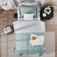thumbnail image 4 of Virtu Twin Comforter Sets, Bed in a bag, 5 Piece Reversible Twin Bedding Comforter Set with Sheets, Kids bedding, Sage Green, 4 of 8