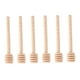 thumbnail image 5 of Juego de 50 tarros de madera para el hogar con forma de cuchara para miel, para dispensar y recoger mermeladas, varilla agitadora de 10 cm, 5 of 15
