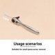 thumbnail image 2 of 1/4Inch Ratchet Handle 72 Teeth Small Hand Repair Tools Wrench, 2 of 5