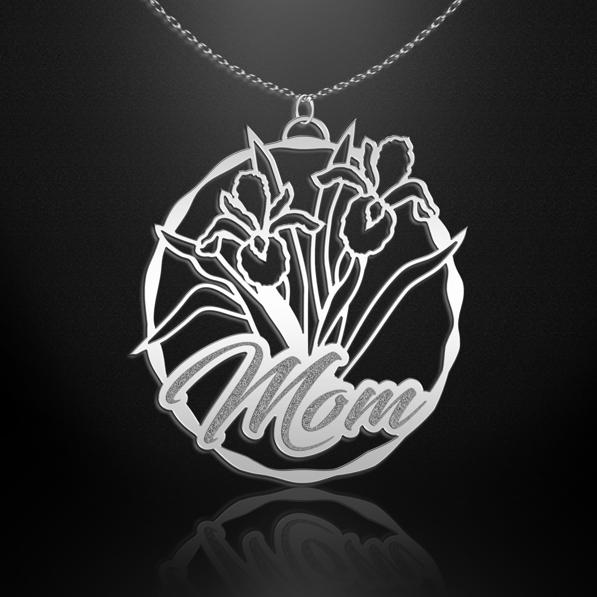 ONEMOM • Necklace Declaration Mom Double Heart