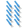 thumbnail image 2 of Fork Wire Connector, Reliable Spade Plug U Type High Strength Rugged Lightweight  For Multimeter Blue, 2 of 8