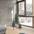 thumbnail image 2 of Vickerman 2' 3' 4' Natural Bark Alpine Artificial Christmas Tree Set Unlit, 2 of 3
