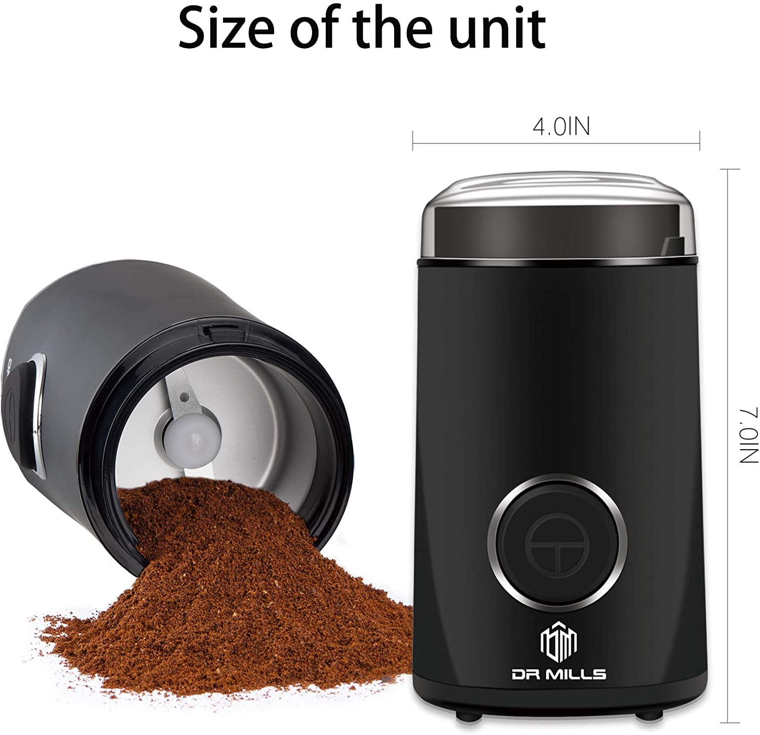 Gray Coffee Grinder-Coffee Grinder-DmofwHi