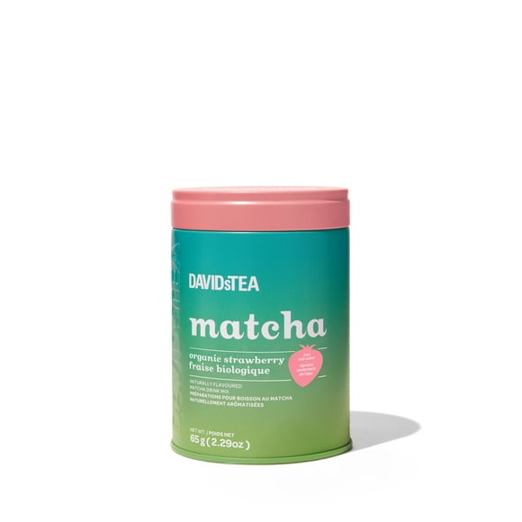 DAVIDsTEA - Organic Strawberry Matcha Tin