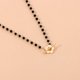 thumbnail image 3 of Collar de cuentas CHAO con flor dorada y candado, 3 of 5