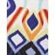 thumbnail image 4 of Talla grande Rhombus Print Surplice Cami Vestido Rosegal  Vestidos Estampados Tallas Grandes, 4 of 5