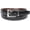 Black/Brown, variant on Men's 30mm Reversible Feather Edge Stitch Belt