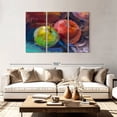thumbnail image 2 of Elephant Stock Apples Still Life Wall Art - Horizontal Multi Panel Canvas - Cafe & Restaurant Wall Decor - Food And Drink Multi Panel - Gray And Brown Decor - 74" x 48", 2 of 8
