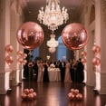 thumbnail image 5 of 15 Multi-Size Premium 4D Reflective Golden Aluminum Foil Balloons - Ideal for Wedding Decorations, Party Backdrops, Easter, Thanksgiving, Valentine'S Day, New Year, Holiday Celebrations, 5 of 7