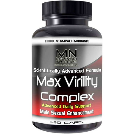 Maximum Nutrition Max Virility Complex Male Enhancement sexuelle, 120 count