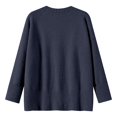 thumbnail image 2 of Aellinatey Women's Oversized Warm Knitted Sweater Long Sleeve Pullover Tops for Autumn, 2 of 9