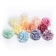 thumbnail image 5 of Nvzi simulation silk embroidered ball flower head Light Red 30 pieces, 1.57 * 1.57 inches, wedding bouquet filling, suitable for home wedding decoration dining table centerpiece, 5 of 5