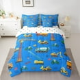 thumbnail image 2 of Castle Fairy Boys Girls Cartoon Truck Twin Bedding Sets,Car Theme Bedding Comforter Set, 2 of 8