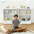 thumbnail image 5 of Juiluna Toy Storage Organizer, Kids Bookshelf, Children's Toy Shelf, Toddler Book Shelf for Bedroom, Nursery, Hallway, School, 5 of 6