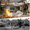 thumbnail image 4 of Propane Torch Weed Burner,37" Extended Blow Torch with Flame Control Valve, Flame Thrower Detachable Long Arm,Burner Torches for Outside, Yard,Garden,BBQ,Weeding,Wood,Melting Snow, 4 of 6