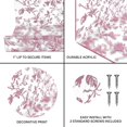 thumbnail image 4 of OneDesign Home Pink Toile Acrylic Floating Wall Shelves, Set of 2, 4 of 5