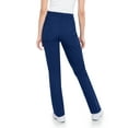 thumbnail image 4 of Landau Essentials Relaxed Fit 2-Pocket Elastic Scrub Pants for Women 8320, 4 of 6