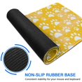 thumbnail image 6 of Long Mouse Pads for Desk,Yellow Dog Paw Footprint Desk Mats on Top Of Desks, Desk Mouse Pad Extra Large with 3mm Non-Slip Base and Stitched Edge for Gaming,Office,Work,Home 31.5"x11.8", 6 of 6
