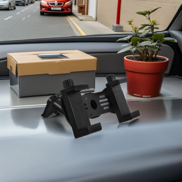 Raindrops Dash Camera Mount for Boat Black Metal Rearview Mirror Bracket with Adjustable Viewing Angles and Secure Fit