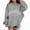 Grey2, variant on Arlun Girls Oversized Hoodies Trendy Letter Printed Pullover Sweatshirts Long Sleeve Casual Loose Fit Soft Comfortable Child Teen Hooded Tops White3 12-13 Years