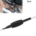 thumbnail image 3 of Aguja de tatuaje desechable, 5 piezas de 19 mm, aguja de tatuaje estéril desechable, tubos de tatuaje, agarres, materiales ecológicos, 3 of 9