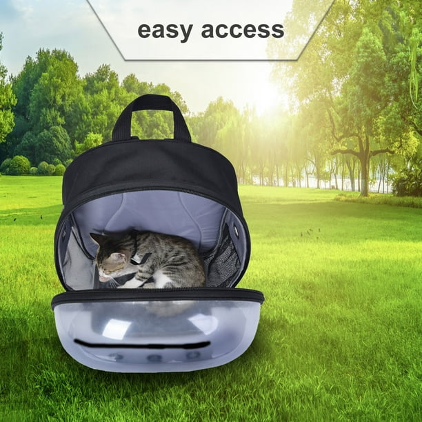 Dog backpack with bubble hot sale