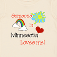 thumbnail image 4 of Inktastic Someone in Minnesota Loves Me Boys or Girls Baby T-Shirt, 4 of 5
