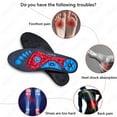 thumbnail image 3 of 1Pair Magnetic Acupressure Therapy Insoles Slimming Running Breathable Shoes Cushion Feet Health Care Arch Support Sport Insoles, 3 of 8