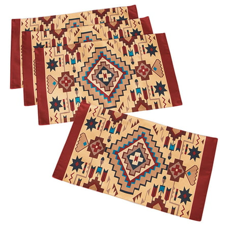 Southwest Aztec Native Print Table Linens, Placemat - Walmart.com