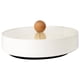 thumbnail image 3 of Bandeja para frutos secos, accesorios multiusos, bandeja de 4 rejillas, contenedor de almacenamiento Blanco (con Base), 3 of 9