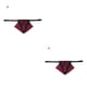 thumbnail image 4 of Methold 2021, pañuelos para perros y gatos, bufanda para caballero, pajarita, Collar, pajarita, traje de boda, decoración, accesorios para el Negro rojo M 2piezas, 4 of 6