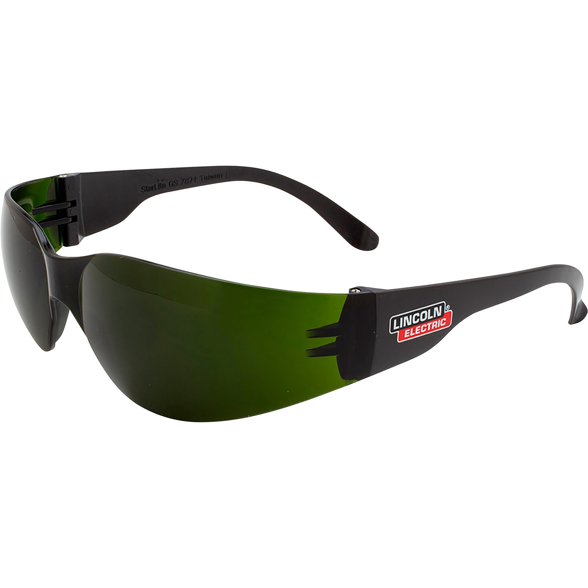 Lincoln Electric K3688-1 Protective Safety Glasses, Black Frame, IR Shade 5 Lens - Quantity 1
