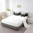 thumbnail image 3 of YST Grey Black Ombre Comforter Set Full Modern Abstract Art Bedding Set Farmhouse Theme Down Comforter, 7 Pieces, 3 of 5