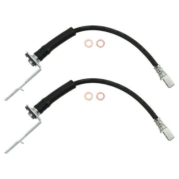 TRQ Front Brake Hose Set BLA63680 Fits Select 2005-2010 Chevrolet Cobalt , 2007-2009 Pontiac G5 , 2006-2011 Chevrolet HHR , 2003-2007 Saturn Ion
