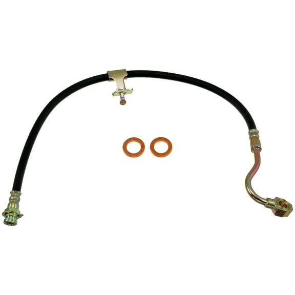 Dorman H38185 Front Passenger Side Brake Hydraulic Hose for Specific Chevrolet / GMC Models Fits select: 1983-1986,1988-1996 CHEVROLET G30