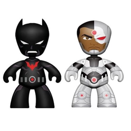 DC Universe 2" Mini Mezitz 2 Pack Batman Beyond & Cyborg Figures