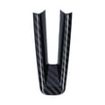 thumbnail image 2 of Car Steering Wheel Cover, Durable ABS Decoration Cover Sticker Stable Performance  For Car For Car Steering Wheel Red,Carbon Fiber Style Glossy Black, 2 of 8