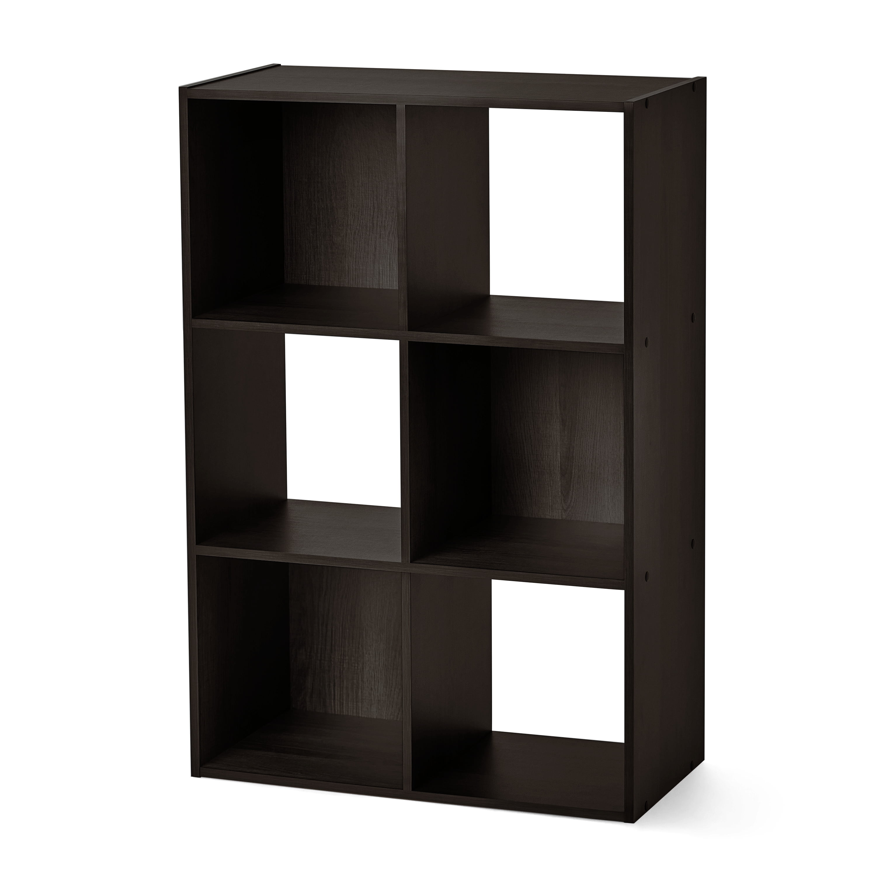 Mainstays unité de rangement à 6 cases, Espresso