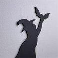 thumbnail image 4 of Wizards with Bat Wing Doormat, Blacks Decor, Wizards Halloween Door Corner Decor, Door Guardian, 4 of 5