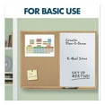 thumbnail image 2 of Quartet Bulletin/Dry-Erase Board, Melamine/Cork, 48" x 36", White/Brown, Oak Finish Frame, 2 of 8