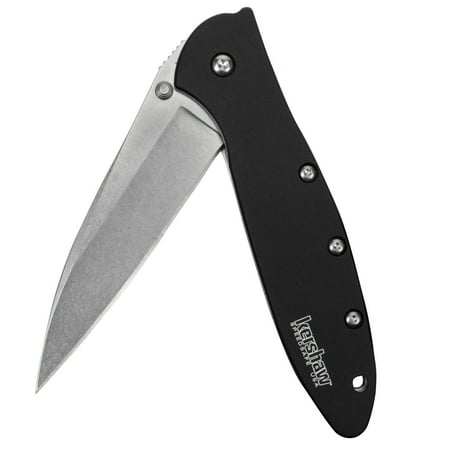 Kershaw Leek, Stonewashed Pocket Knife, 1660SWBLK