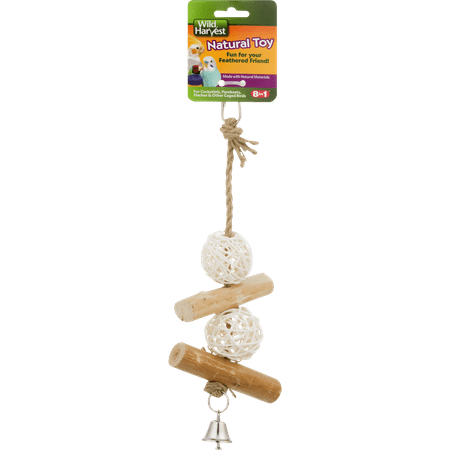 Wild Harvest Natural Multi Color Bird Toy , 1 Ct