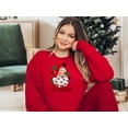 thumbnail image 3 of Womens' Santa Believe Snowflake Sweatshirt, 3 of 8