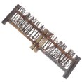thumbnail image 1 of KAKOWELY 1Pcs Bamboo Decorative Fence Foldable Symmetrical Design for Tea Ceremony Decorations 13.44X3.97X0.75In, 1 of 6