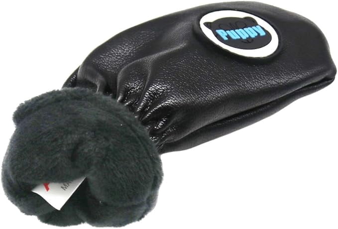 Golf Driver Head Corver Lovely Puppy Waterproof PU Leather Iron Headcover